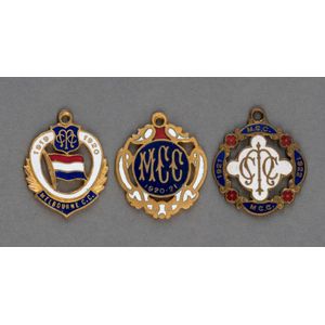 Melbourne Cricket Club, membership fobs for 1919-20 (#4253),…