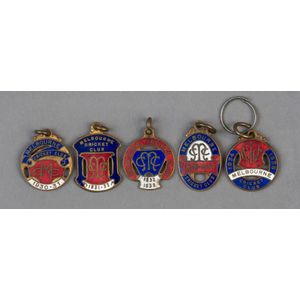 Melbourne Cricket Club, membership fobs for 1930-31, 1931-32,…