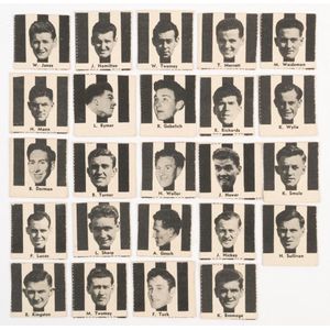 1956 'Argus fireside Football': complete set of the Collingwood…