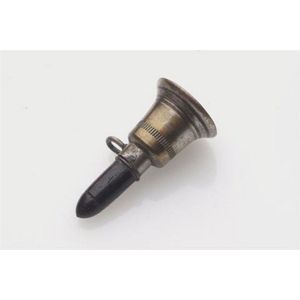 A novelty telescopic pencil in the form of a ship's bell, 3.5…