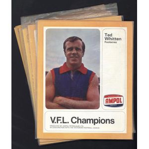1968 Ampol 'VFL' Champions: with player illustrated folders (24…