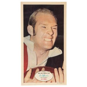 1971 Scanlens 'Footballers' poster - St Kilda: Carl Ditterich,…