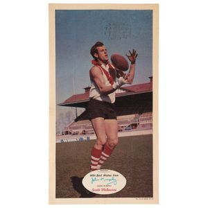 1971 Scanlens 'Footballers' poster - South Melbourne: John…