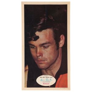 1971 Scanlens 'Footballers' poster - Richmond: Francis Bourke,…