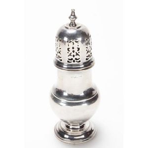 Calcutta Sterling Silver Sugar Caster, 1880 - Zother - Oriental