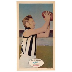 1971 Scanlens 'Footballers' poster - Collingwood: Max…