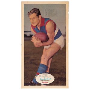 1971 Scanlens 'Footballers' poster - Footscray: Laurie…