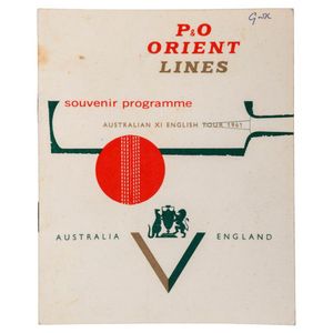 Graham McKenzie collection - 1961 Ashes Tour of England: P & O&hellip;