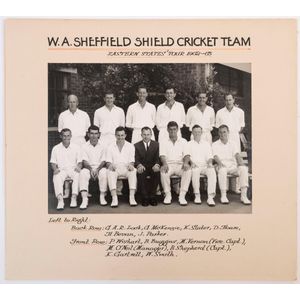 WA Sheffield Shield Team 196263 with Graham McKenzie Sporting