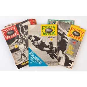 'Footy Week' magazine: 1965 issues complete between May 1 and…