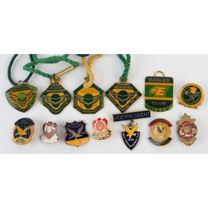 West Coast Eagles 1990s items plus other assorted WCE gear