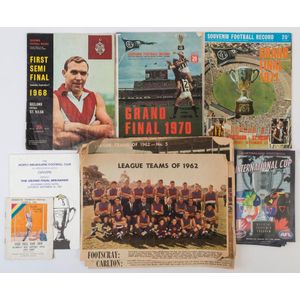 'Football Records' 1968-70 trio comprising 1968 first semi…