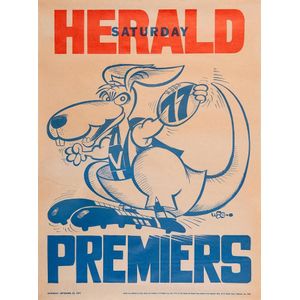North Melbourne: 1977 original Weg poster. Fair/Good condition.…