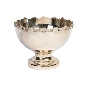 A good quality silver plated pedestal Champagne bowl French,…