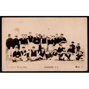 Essendon, 1923 Don Photo Series postcard 'Essendon F.C.' team…