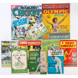 Cricket Books/Guides: comprising 'Pocket book cricket guide…