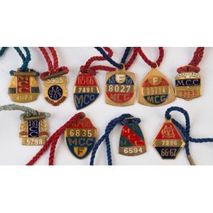 Melbourne Cricket Club, membership fobs for 1960-61, 1961-62,…