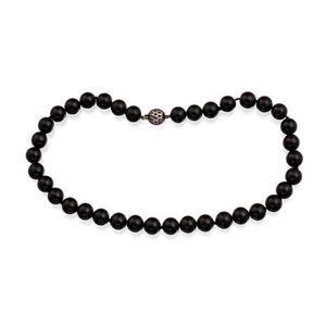 Onyx bead necklace, Tiffany & Co., designed as a line of…