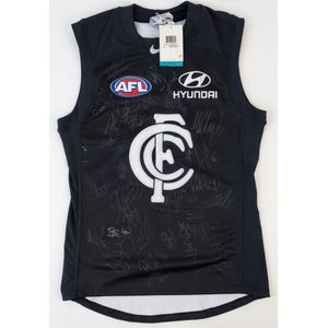 Carlton: Nike guernsey (size L), signed by numerous 2013 squad…
