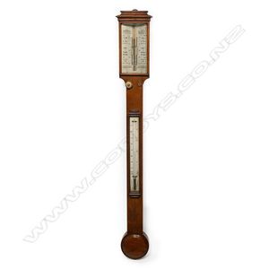 Antique 1920's Advertising Thermometer and Barometer Wooden & Little Pump  House of San Francisco, CA 12 Wall Hanging Thermometer 
