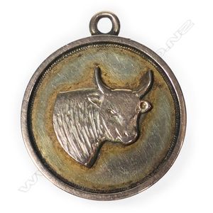 A 9ct rose gold 1929 Ayrshire Breeders Associrca gold medal an…