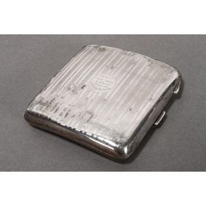 Australian sterling silver cigarette case, from Prouds,…