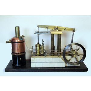 Steam Engine and Copper Cooling Tank Model - Railway Trains and Trams ...