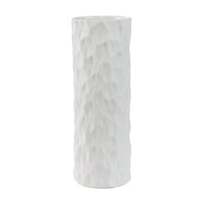 Op Art bisque vase by Thomas of Germany, Height 25 cm. 9 cm dia
