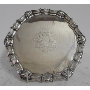 A sterling silver waiter - Trays, Salvers and Waiters - Silver