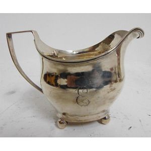 George III Silver Cream Jug, London 1807 - Jugs & Ewers - Silver