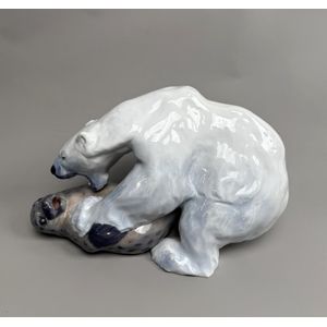 A Knud Carl Edvard Kyhn, Royal Copenhagen porcelain figural&hellip;