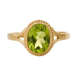 Antique, vintage or modern peridot ring - price guide and values