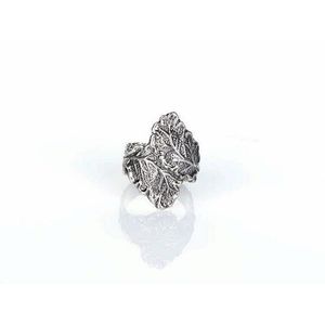 Buccellati Sterling Double Leaf Ring - 12.8g - Rings - Jewellery