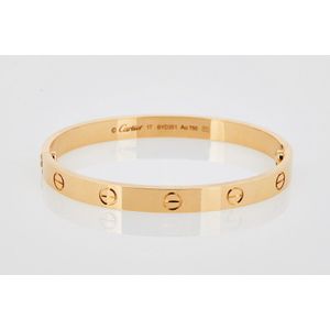 bracelet cartier 17 b21813 au750