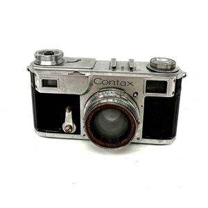 A vintage Zeiss Nikon Contax II 35 mm Rangefinder camera