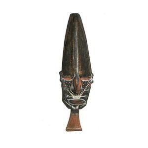 Sepik Dance Paddle Mask: Carved Papua New Guinea Art - New Guinean - Tribal