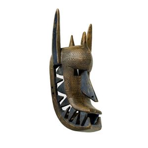 N'tomo mask Bamana people, Mali. Carved wood with incised&hellip;