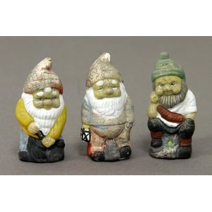 Spartan Gnome Trio: 7.5cm Figures - New Zealand Potters & Themes - Ceramics