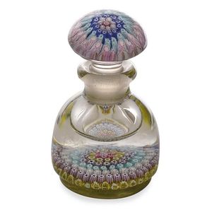 A 19th century millefiori inkwell paperweight, possibly…