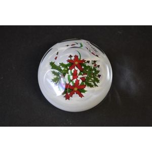 Perthshire poinsettia paperweight (boxed) 1989 Limited Edition