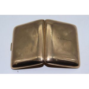 Ladies Gold Mesh & Guilloche Cigarette Case Vintage 1940s Unique – Power Of  One Designs