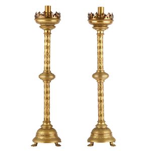 Antique pricket stick (large candlestick holder) - price guide and