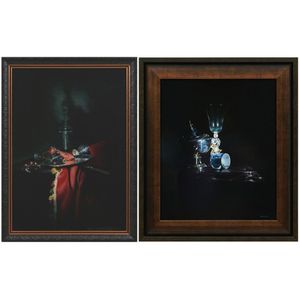 Eric de Luca (contemporary), two works: 'Nature morte a la…