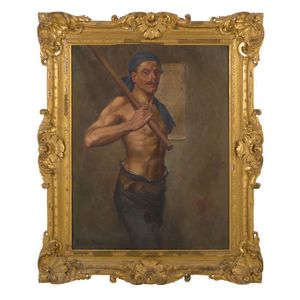 Ellis Silas (1885-1972), 'The Patriot', oil on canvas, signed…