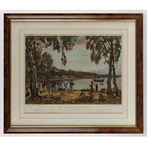 (After) Algernon Talmage (1871-1939), the Founding of Australia,…