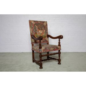 Pair of Antique Armchairs 3106 in of Louis XIV Style