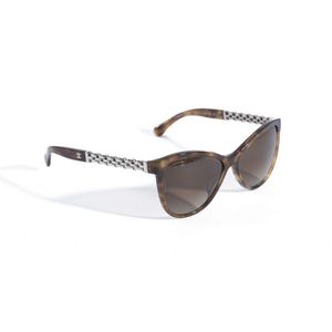Chanel 5326 Chain Cat Eye Sunglasses Black