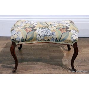 Foot Stool Cabriole Legs