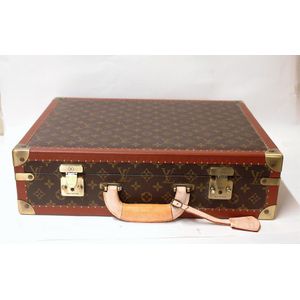 Louis Vuitton Bags Briefcases Brown Beige Leather ref.182317 - Joli Closet