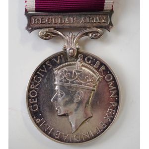 Regular Army Long Service Medal to W.O. Cl 2.R. Higgins - Medals ...